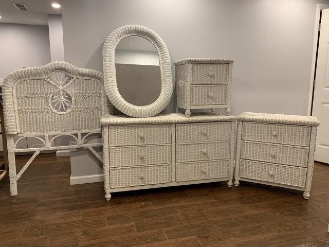 used wicker bedroom furniture for sale